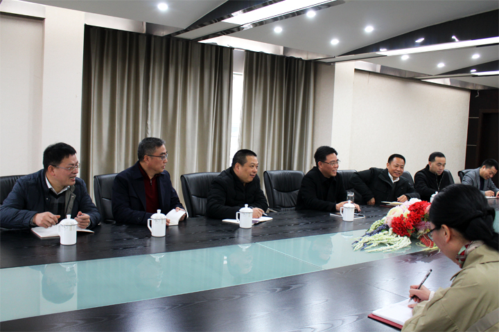 13th., Feb. 2019 Jin Zheng, secretary of the municipal party committee, and his party visited Qianxi Group after Spring Festival.